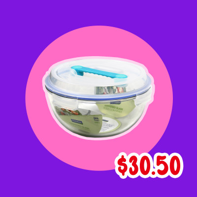 New Arrival-HANDY Large 4000ml Round Mixing Salad Bowl